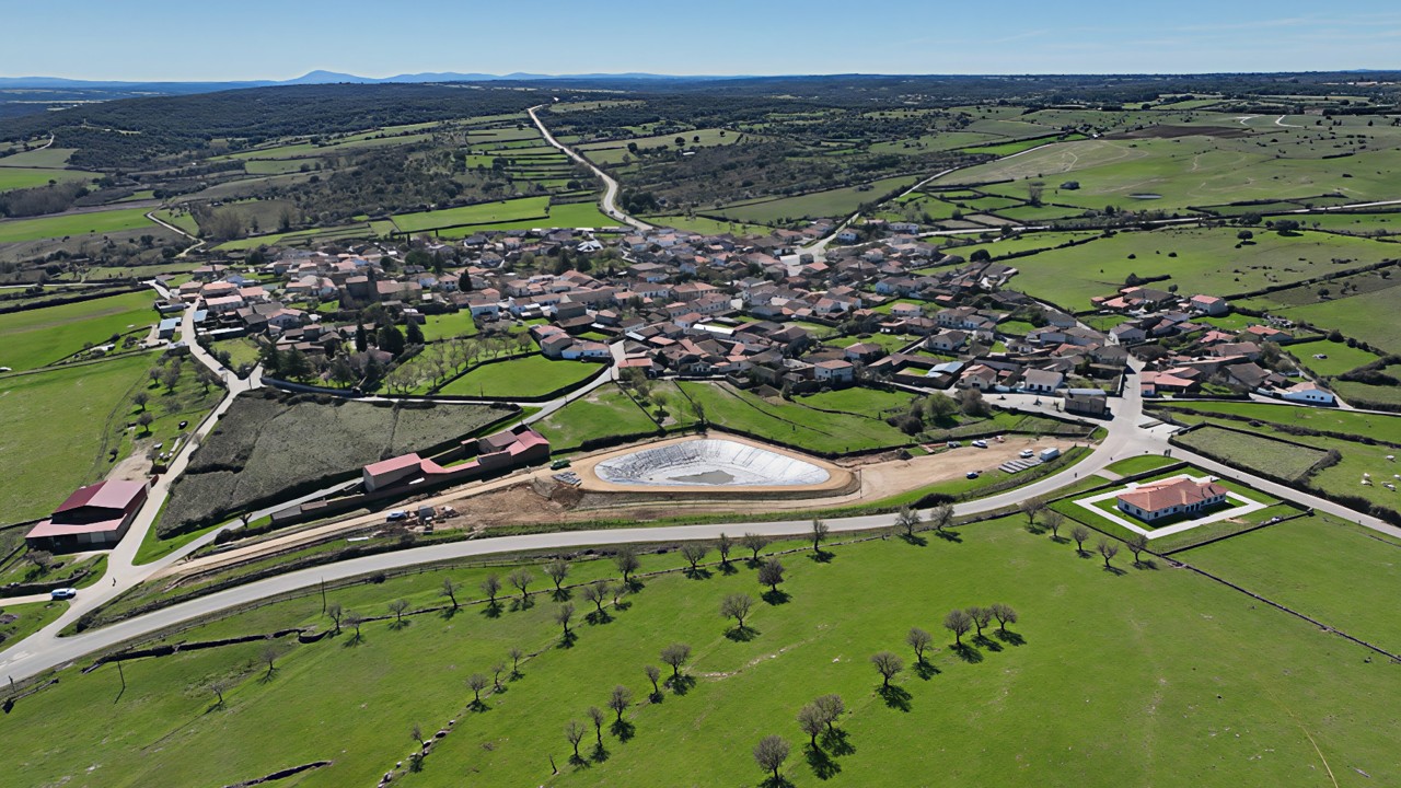 Creación de una  balsa en Aldea del Obispo